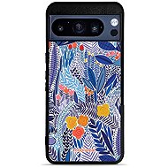 Mobiwear Glossy Glossy for Google Pixel 8 Pro - Blue Flower - Protective Case