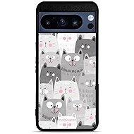 Mobiwear Glossy Glossy for Google Pixel 8 Pro - Cats - Protective Case