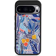 Mobiwear Glossy Glossy for Google Pixel 9 - Blue Flower - Protective Case