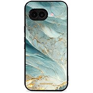 Mobiwear Glossy Glossy for Google Pixel 9A - Greenish Marble - Protective Case