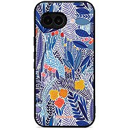 Mobiwear Glossy Glossy for Google Pixel 9A - Blue Flower - Protective Case