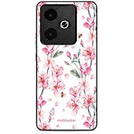 Mobiwear Glossy Glossy for Realme GT 7T - Flowers - Protective Case