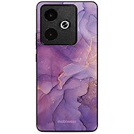 Mobiwear Glossy Glossy for Realme GT 7T - Purple Marble - Protective Case