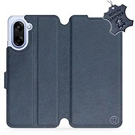 Mobiwear Leather flip book for OnePlus Nord CE5 - Blue - Phone Case
