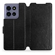 Mobiwear Flip Motorola Moto G86 5G fekete tok - Mobiltelefon tok