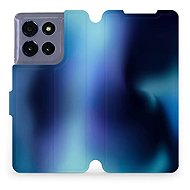 Mobiwear flip book for Motorola Moto G86 5G - Blue shade - Phone Case