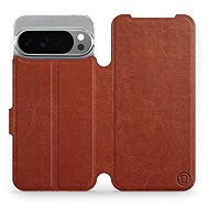Mobiwear flip book for Google Pixel 10 Pro XL - Brown - Phone Case