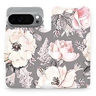 Mobiwear flip book for Google Pixel 10 Pro XL - Flowers - Phone Case