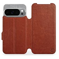 Mobiwear flip book for Google Pixel 10 Pro - Brown - Phone Case