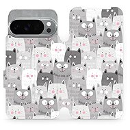 Mobiwear flip book for Google Pixel 10 Pro - Cats - Phone Case