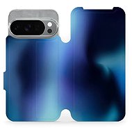 Mobiwear Flip Google Pixel 10 Pro kék árnyalatok tok - Mobiltelefon tok