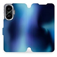 Mobiwear flip book for Xiaomi Poco F7 - Blue shade - Phone Case