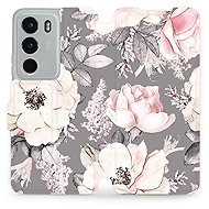 Mobiwear flip book for Realme C71 - Flowers - Phone Case