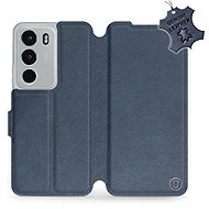 Mobiwear Leather flip book for Realme C71 - Blue - Phone Case