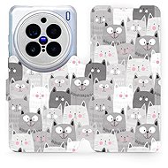 Mobiwear flip book for Vivo X200 Pro - Cats - Phone Case