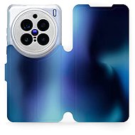 Mobiwear flip book for Vivo X200 Pro - Blue shade - Phone Case