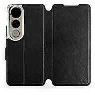 Mobiwear flip book for Vivo V50 Lite - Black - Phone Case