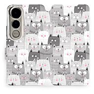 Mobiwear flip book for Vivo V50 Lite - Cats - Phone Case