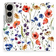 Mobiwear flip book for Vivo V50 Lite - Flower - Phone Case