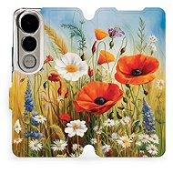 Mobiwear flip book for Vivo V50 Lite - Summer Meadow - Phone Case