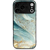 Mobiwear Glossy Glossy for Apple iPhone 17 Pro Max - Greenish Marble - Protective Case
