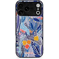 Mobiwear Glossy Glossy for Apple iPhone 17 Pro Max - Blue Flower - Protective Case