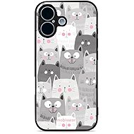 Mobiwear Glossy Glossy for Apple iPhone 17 - Cats - Protective Case