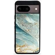 Mobiwear Glossy Glossy for Google Pixel 8 - Greenish Marble - Protective Case