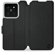 Mobiwear Soft Touch flip pro Xiaomi 14 - Černý - Phone Case