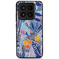 Mobiwear Glossy lesklý pro Xiaomi 15 - Modrá květena - Phone Cover
