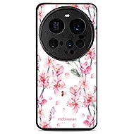 Mobiwear Glossy Xiaomi 15 Ultra fényes tok - virágok - Telefon tok