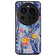 Mobiwear Glossy lesklý pro Xiaomi 15 Ultra - Modrá květena - Phone Cover