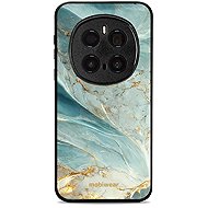 Mobiwear Glossy Glossy for HONOR Magic7 Pro - Greenish Marble - Phone Cover