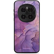 Mobiwear Glossy Glossy for HONOR Magic7 Pro - Purple Marble - Phone Cover
