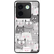 Mobiwear Glossy lesklý pro POCO M7 Pro 5G - Kočičky - Phone Cover