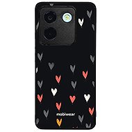 Mobiwear Glossy Glossy for POCO M7 Pro 5G - Hearts - Phone Cover