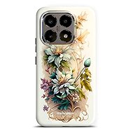 Mobiwear Durable Case for Xiaomi 15T - Elite Pro E014E Cream Flowers - Protective Case