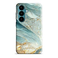Mobiwear Durable Case for Samsung Galaxy S26 - Elite Pro EP34E Greenish Marble - Protective Case