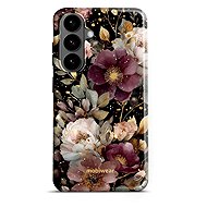 Mobiwear Rugged Case for Samsung Galaxy S26 Plus - Elite Pro E169E Golden Flowers - Protective Case