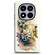 Mobiwear Durable Case for Xiaomi Redmi Note 15 Pro 5G - Elite Pro E014E Cream Flowers - Protective Case