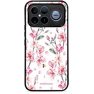 Mobiwear Glossy Case for Poco F8 Ultra - G033G Pink Flowers - Phone Cover