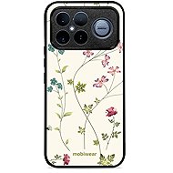 Mobiwear Glossy Poco F8 Ultra fényes tok - G035G, vékony szárú növények - Telefon tok