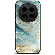 Mobiwear Glossy Case for Honor Magic8 Pro - G022G Greenish Marble - Phone Cover