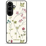 Mobiwear Glossy Samsung Galaxy S26 Plus fényes tok - G035G, vékony szárú növények - Telefon tok