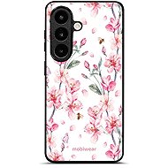 Mobiwear Glossy Case for Samsung Galaxy S26 - G033G Pink Flowers - Phone Cover