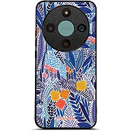 Mobiwear Glossy Case for Honor Magic 8 Lite - G037G Flowers - Phone Cover