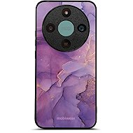 Mobiwear Glossy Case for Honor Magic 8 Lite - G050G Purple Marble - Phone Cover