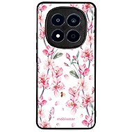 Mobiwear Glossy Case for Xiaomi Redmi Note 15 Pro 4G - G033G Pink Flowers - Phone Cover