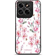 Mobiwear Glossy Case for Motorola Edge 70 Fusion - G033G Pink Flowers - Phone Cover