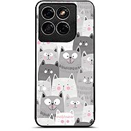 Mobiwear Glossy Case for Motorola Edge 70 Fusion - G045G Cats - Phone Cover
